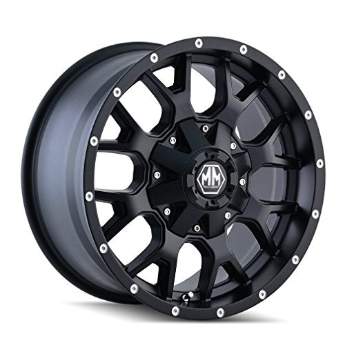 Mayhem Warrior 8015 Wheel with Matte Black Finish (17x9"/10x114.3mm)