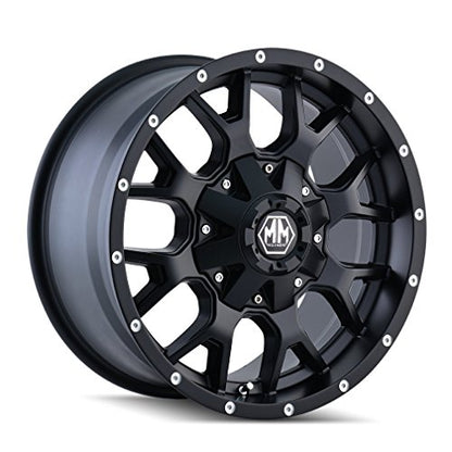 Mayhem Warrior 8015 Wheel with Matte Black Finish (17x9"/10x114.3mm)