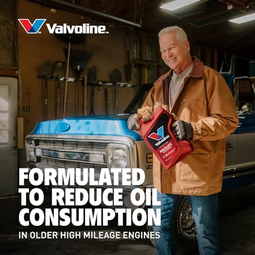 Valvoline MaxLife High Mileage 5W-30 Synthetic Blend Motor Oil 1 Quart, Pack of 6 - size: 1 qt (Pack of 6), style: High Mileage