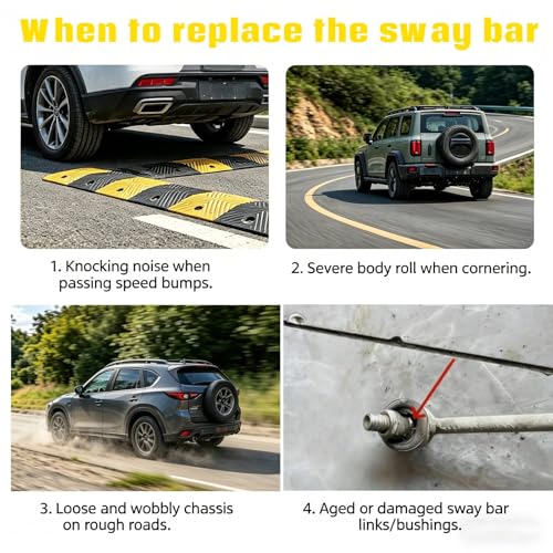 7.87-9.84'' 200-250 M10 Front Universal Heavy Duty(HD) Adjustable Sway Bar Links Kit Replace OEM, Fit Most Cars Trucks SUVs Off-Road Vehicles Racing Specialty Use - size: 200-250 M10 Front