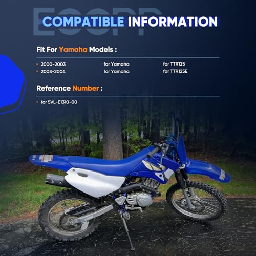 ECCPP 124cc Cylinder Top End Rebuild Kit for Yamaha for TTR125 2000-2003 - size: 5VL-E1310-00