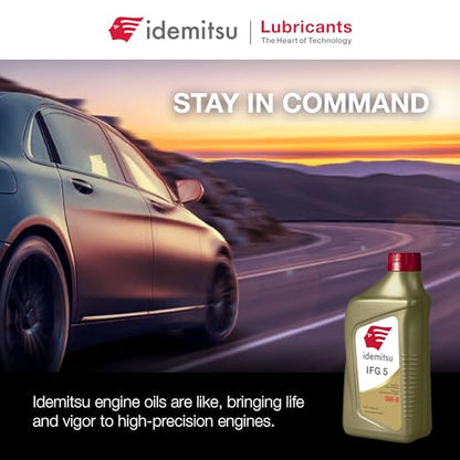 Idemitsu IFG 5 0W-8 Full Synthetic Engine Oil – 1 Quart - size: 1 Quart