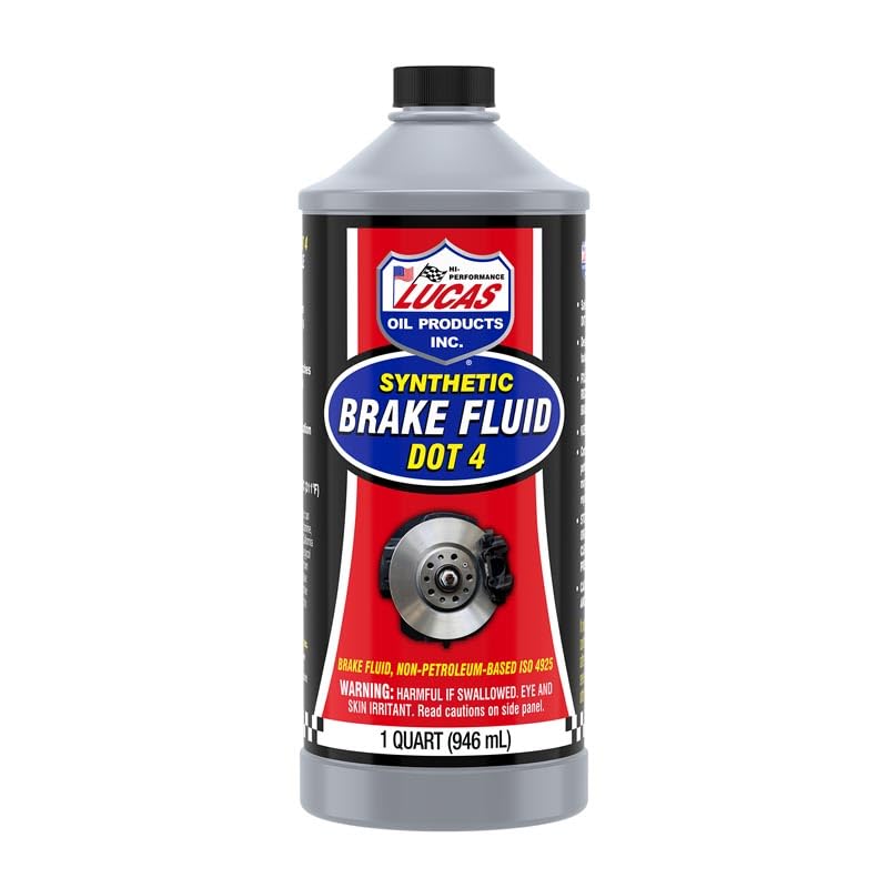 Lucas Oil 10788 Synthetic Brake Fluid DOT 4 - 1 Quart (Pack of 1) - size: Quart, style: DOT 4