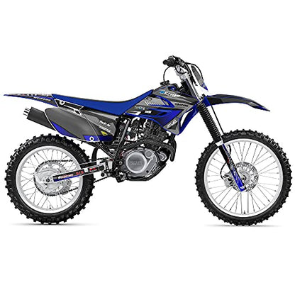 2005-2025 TTR 230 SURGE Black Complete Kit With Rider I.D. Compatible with Yamaha | Senge Graphics Inc - color: Black, size: Complete Kit With Rider I.D.