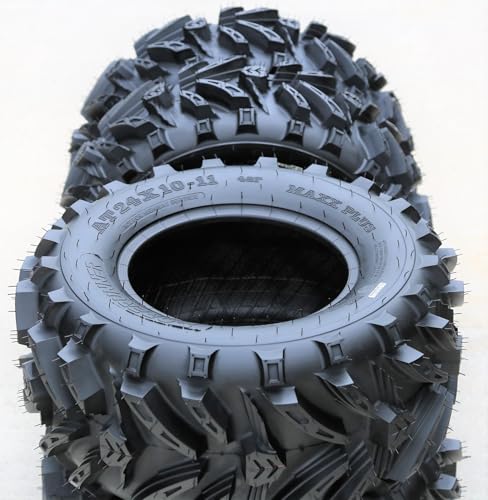 Forerunner Maxx Plus 24X10.00-11 Mud Terrain 48F 6 Ply All Season Bias Tire - size: 24X10.00-11