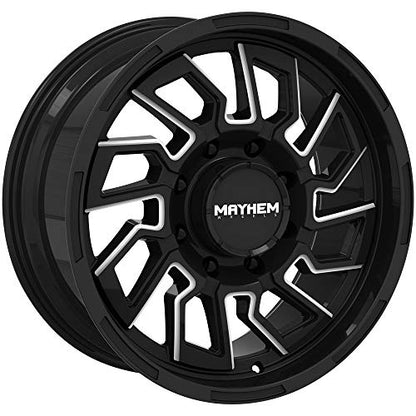 Mayhem 8111-2970BM Flywheel 8111 Gloss Black/Milled Spokes 20X9 8-170 0mm 125.2mm