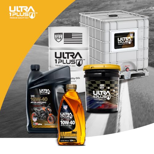 4T 10W-40 Full Synthetic Motorcycle Oil JASO MA2 API SN 6 Quarts - size: 6 Quarts Pack
