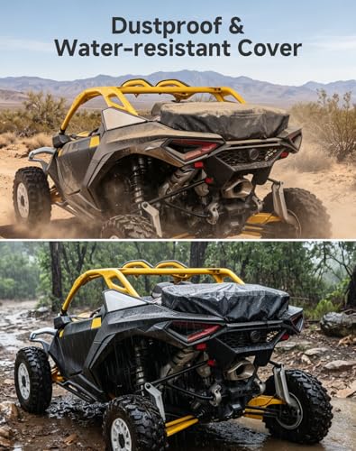 KEMIMOTO UTV Storage Cargo Bags Compatible with Can-Am Maverick R 2024+