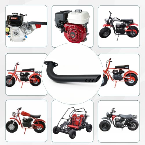 CT200U Mini Bike Exhaust Pipe Header Straight Pipe Go Kart