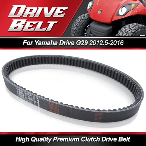 Drive Belt fits Yamaha Drive G29 Golf Carts (2012.5-2016) - Premium Heavy Duty Clutch Drive Belt fits Yamaha Drive G29 Golf Cart Accessories - color: Drive G29 Standard Duty