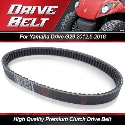 Drive Belt fits Yamaha Drive G29 Golf Carts (2012.5-2016) - Premium Heavy Duty Clutch Drive Belt fits Yamaha Drive G29 Golf Cart Accessories - color: Drive G29 Standard Duty