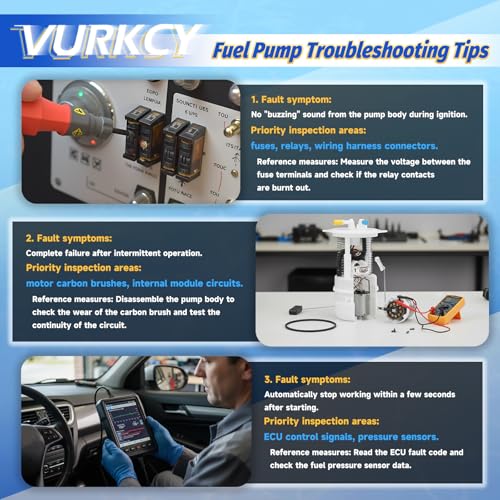 Vurkcy Electric Fuel Pump Module Assembly Fit for 2007-2011 Toyota Camry