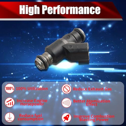 Set of 6 Fuel Injectors 35310-3C000 FJ837 Replacement - size: FJ837