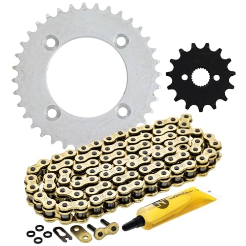 NICHE Drive Sprocket Chain Combo for Honda CRF70 XR70R Front 15 Rear 36 Tooth 420VM-X X-Ring 86 Links - size: X-Ring Chain