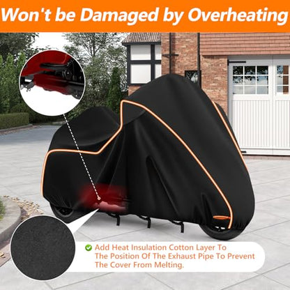Motorcycle Cover for Harley Trike Freewheeler 2009-2025 - size: for Trike Models Freewheeler