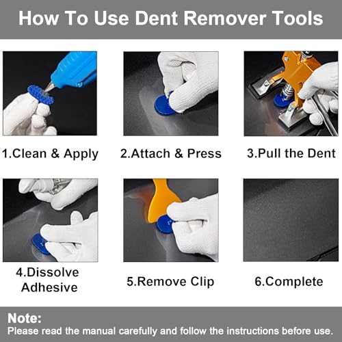 Paintless Dent Repair Kit Professional Auto Body Puller Tool-139 Pcs - size: Dent Puller Kit-139 Pack