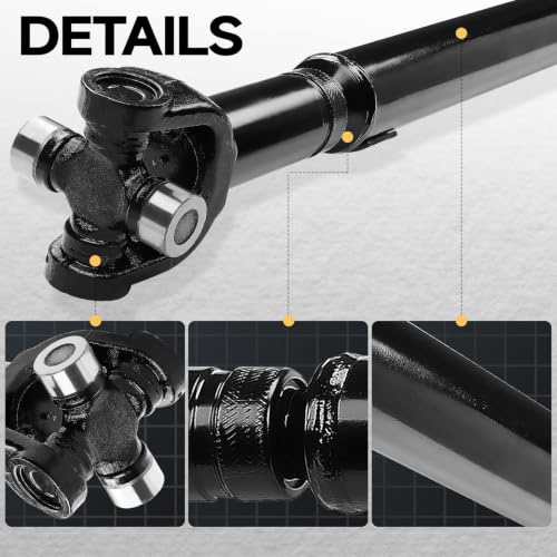 38.26-40.62'' Front Drive Shaft Fit For Jeep Wrangler - size: 65-9765; Front; 38.27in - 40.63in