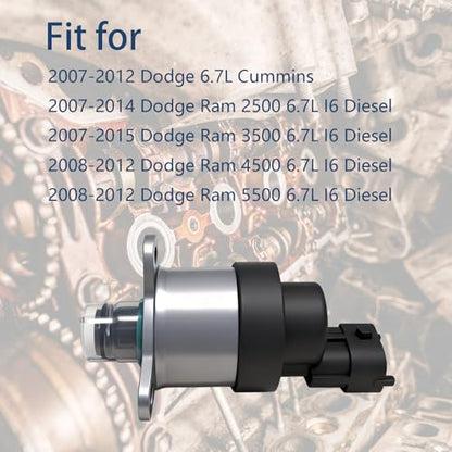 0928400642 Fuel Pressure Regulator Fit for 2007-2012 Ram 6.7L Cummins Diesel,Dodge Ram 2500 3500 4500 5500 6.7L Diesel,Replace 68005241AA,4936097,5264247