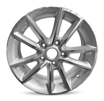 New OEM Replacement Wheel for 2018-2020 Dodge Journey 17x6.5 inch Aluminum Rim Painted Silver Fit 215/60R17