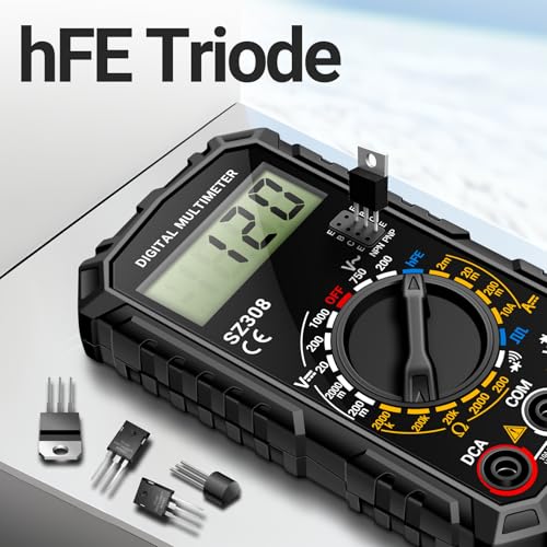 ANENG SZ308 Digital Multimeter Tester, AC/DC Volt Ohm Meter, Battery Tester