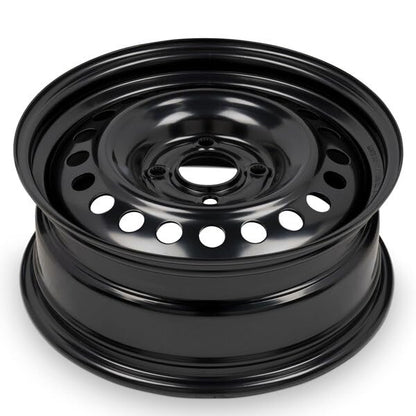 OEM Replacement 16x6.5 Steel Wheel 4x114.3 Bolt Pattern Matte Black Finish Stamped 1-Piece Rim for 2007-2012 Nissan Sentra – Direct Bolt-On Fit - size: 16x6.5 inch - Steel