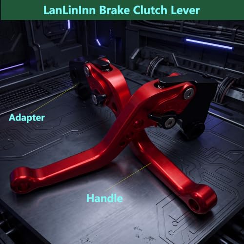 Motorcycle Brake and Clutch Levers Fit For ZX-6R ZX636 2019-2024 2025 2026 - color: Red