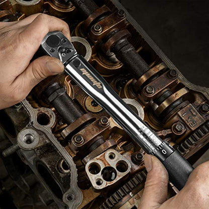 EPAuto 1/4-Inch Drive Click Torque Wrench, 20-200 In.-lb./ 2.26~22.6 Nm - size: 1/4 Inch Drive (1.67-16.67 ft.-lb.)
