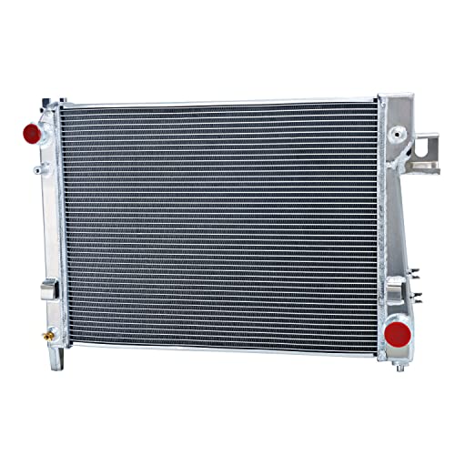 ALLOYWORKS 4 Row Radiator For 2002-2004 Dodge Ram 1500 3.7L 4.7L 5.7L/ 2003 Ram 2500 3500 5.7L
