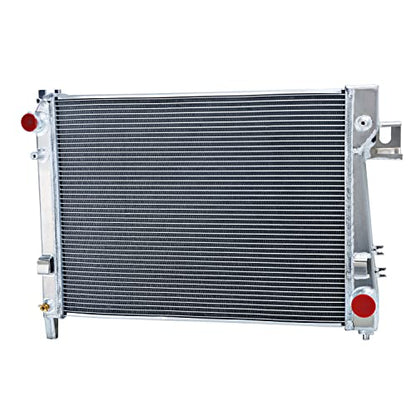 ALLOYWORKS 4 Row Radiator For 2002-2004 Dodge Ram 1500 3.7L 4.7L 5.7L/ 2003 Ram 2500 3500 5.7L