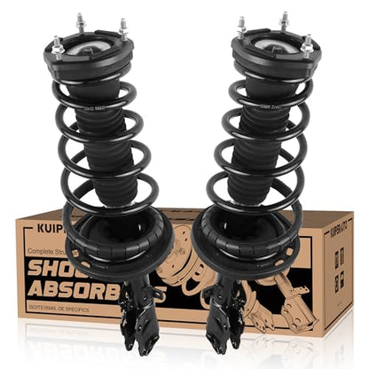 KUIPERAUTO 1333376L 1333376R Complete Rear Struts Coil Spring Assembly Compatible for 2012-2017 Toyota Camry SE Rear Pair Set Replacement Shock Absorbers - size: 2x Rear Struts, style: 12-17 Toyota Camry LE