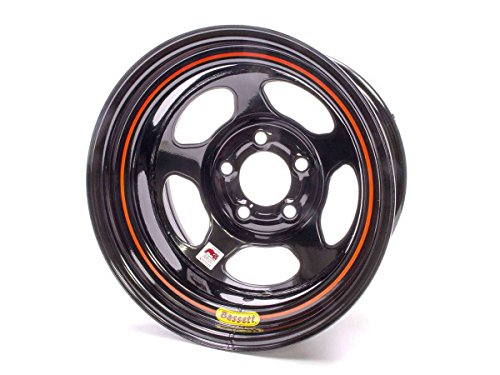 Bassett Inertia Advantage 15x8 in 5x4.75 Black Wheel Rim P/N 58AC4I