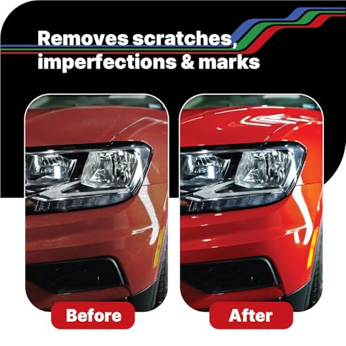 LAUCO 3-Step Kit – Steps 1 2 3 – 32oz, with a Towel, Professional Silicone-Free Cutting, Polishing & Finishing Compounds for Scratch Removal, Clear Coat Safe High-Gloss Finish 36101 - style: Combo–32oz