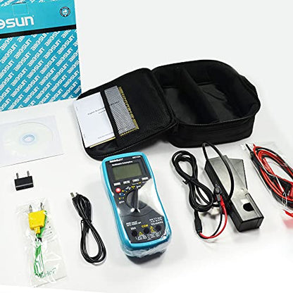 allsun EM133A Auto Multimeter AC/DC Volt Ohm Amp Tester Tool