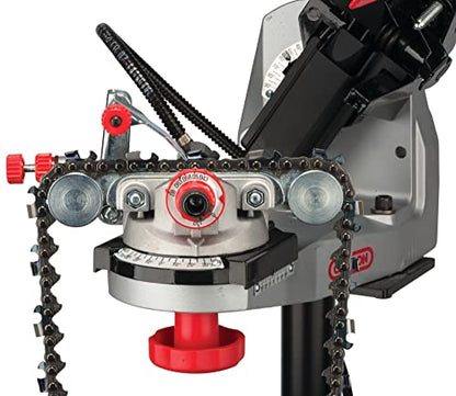 Oregon Professional Hydraulic Clamping 120-Volt Bench Chain Grinder - size: Professional with Hydraulic Assist for High-Volume