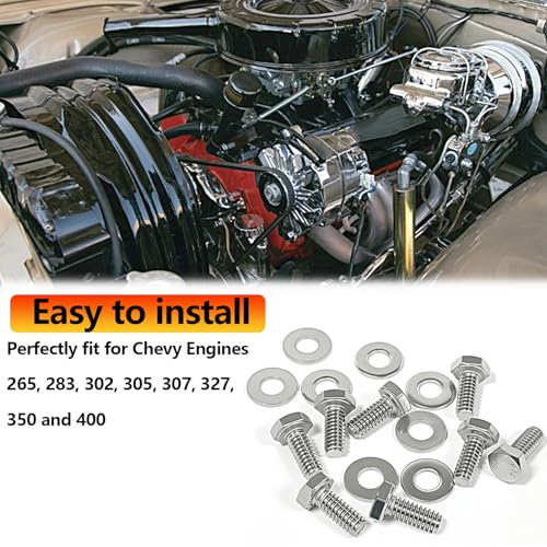 211Pcs Small Block Hex Bolt for Chevy 265 283 302 305 307 327 350 400