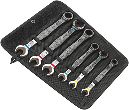 Wera 05020022001 Joker Ratcheting Combination Set, 6 Piece