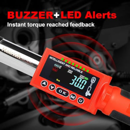 Hairich 1/4 Inch Drive Digital Torque Wrench 1.5-30N.M - size: Digital 1/4inch 1.5-30NM