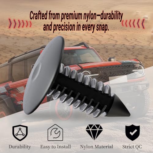 ANTS PART 500 Pcs Auto Car Fender & Bumper Shield Fastener Clips for GM #1605396, 1595864; Chrysler 6030441; Ford 388577S, W705589-S300 - size: 500 Pcs