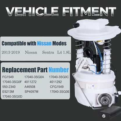 Fuel Pump Assembly Replacement for FG1549, E9213M