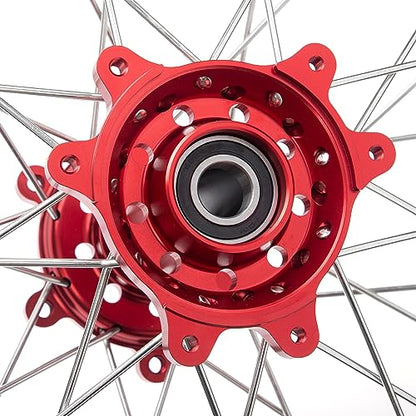 TOFR CNC 17"x4.25" Spoke Rear Wheel Rim for Surron Sur-Ron Ultra Bee Red - color: Red, size: N/A Front 17" Rear