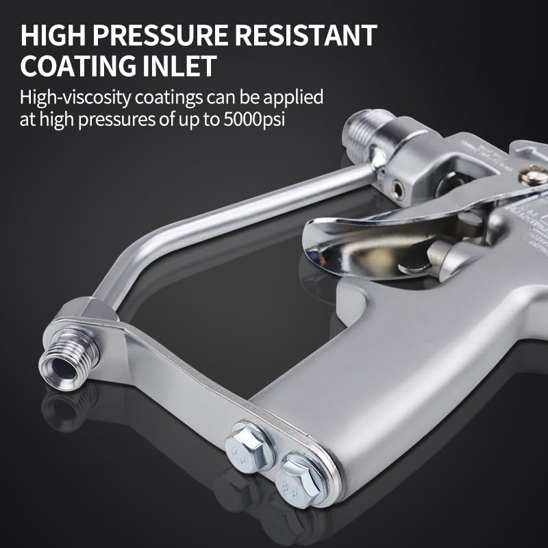 246240 Airless Paint Spray Gun High Pressure 5000PSI with Reversible 517 Nozzle Tip Guard for Airless Paint Gun Sprayer ZT SR Plus