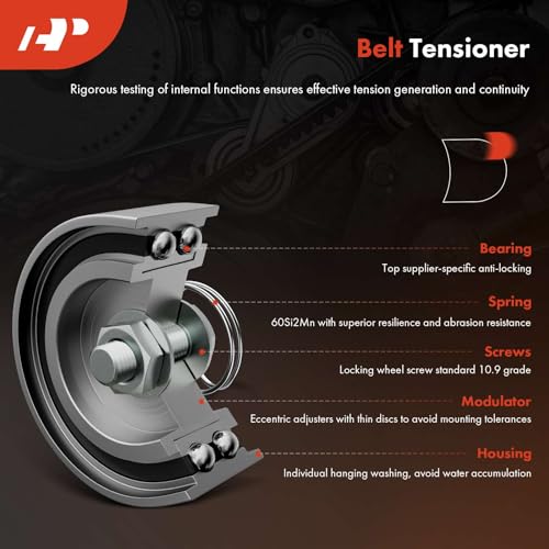 A-Premium Engine Serpentine Belt Drive Kit with Tensioner