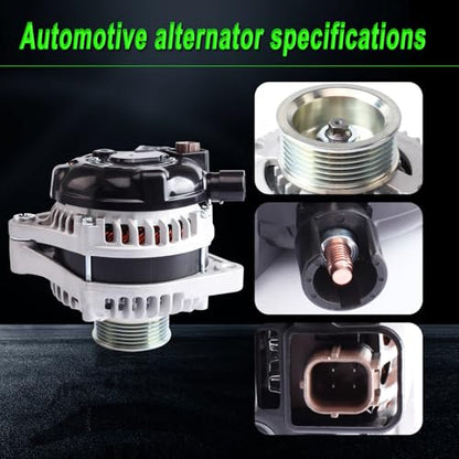 Alternator Compatible with 2008-2012 Accord 10 Accord Crosstour 3.5L - size: 2008-2012 Accord