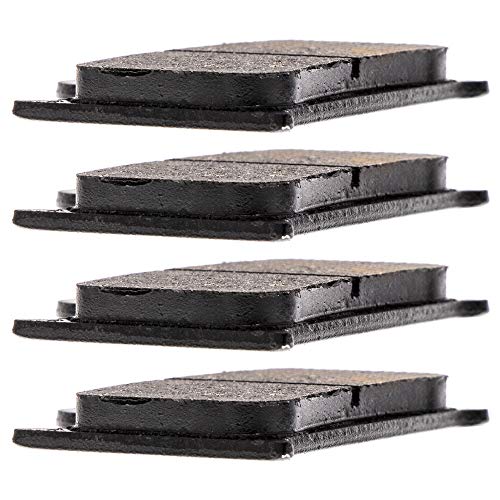 NICHE Front Rear Brake Pad Set for Triumph T2020393 T2020245 Semi-Metallic - size: Semi-Metallic