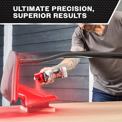Rust-Oleum 2X Automotive Enamel 5-in-1 Spray Paint, Gloss Red - color: Gloss Red, size: 12 Ounce (Pack of 1)
