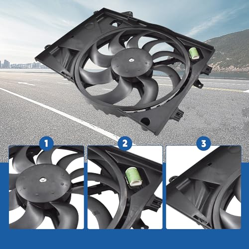 Radiator Cooling Fan Replacement for Chevrolet Sonic 2012-2015 1.8L L4