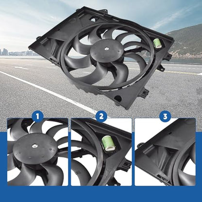 Radiator Cooling Fan Replacement for Chevrolet Sonic 2012-2015 1.8L L4