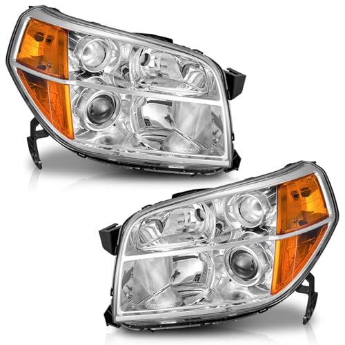 WEELMOTO Headlight for 2006-2008 Honda Pilot LX/EX/EX-L 4Door Sport Utility