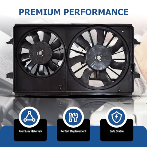 WFLNHB Radiator Cooling Fan Replacement for Pontiac G6 2005-2010 620610