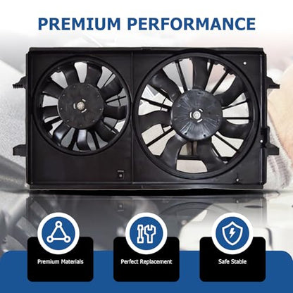 WFLNHB Radiator Cooling Fan Replacement for Pontiac G6 2005-2010 620610